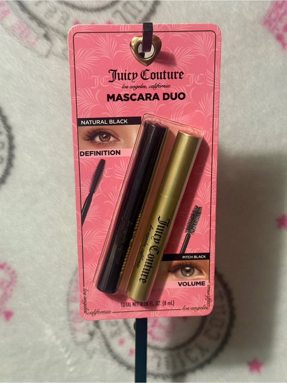 Juicy Couture Mascara Duo — Black & Gold Tubes